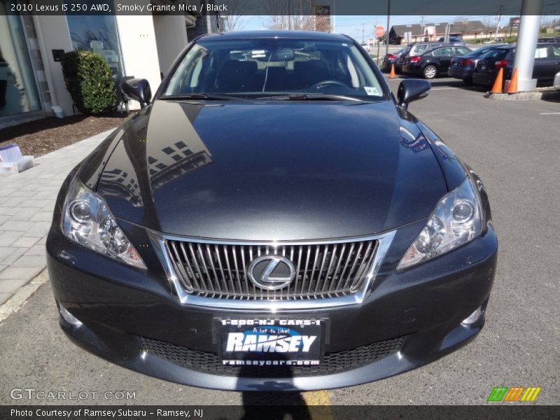 Smoky Granite Mica / Black 2010 Lexus IS 250 AWD