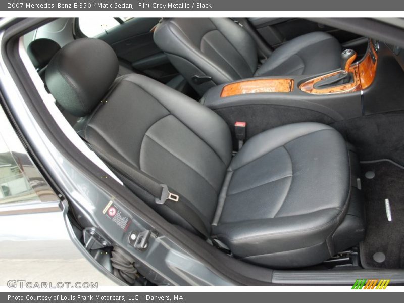Flint Grey Metallic / Black 2007 Mercedes-Benz E 350 4Matic Sedan