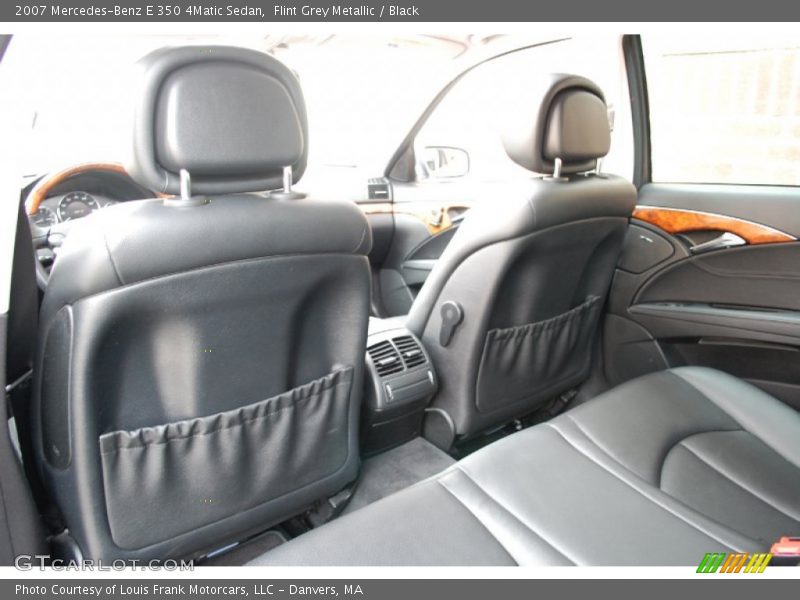 Flint Grey Metallic / Black 2007 Mercedes-Benz E 350 4Matic Sedan