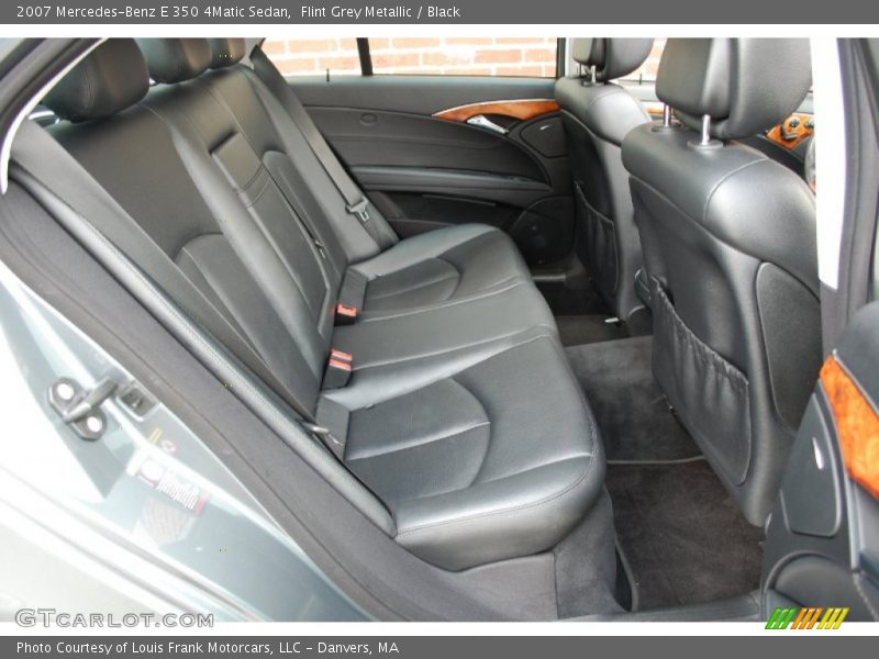 Flint Grey Metallic / Black 2007 Mercedes-Benz E 350 4Matic Sedan