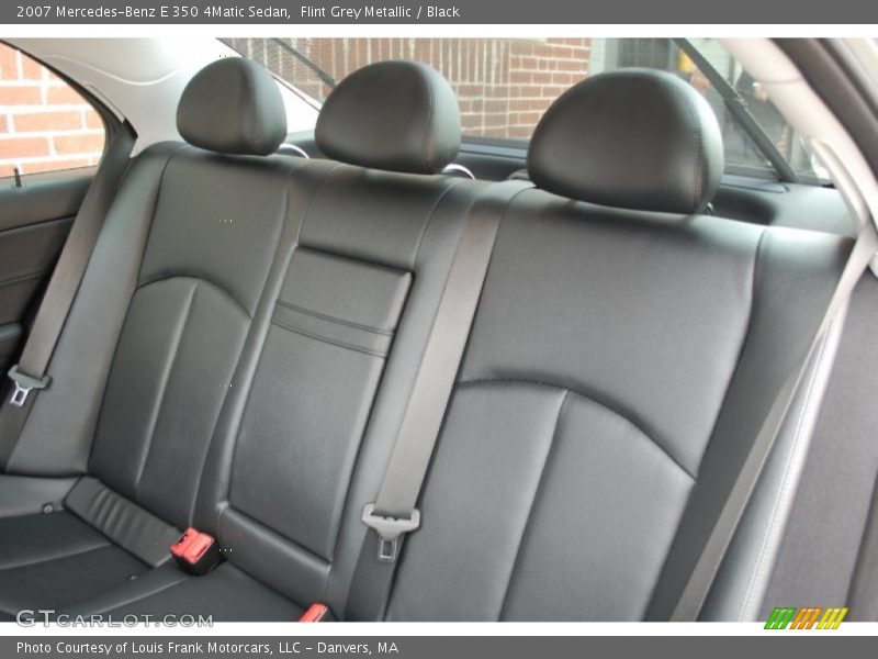 Flint Grey Metallic / Black 2007 Mercedes-Benz E 350 4Matic Sedan