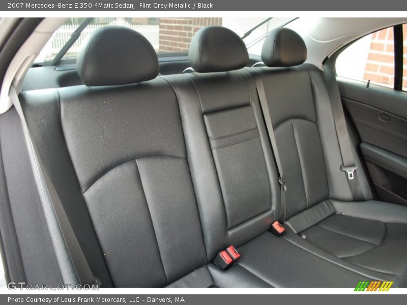 Flint Grey Metallic / Black 2007 Mercedes-Benz E 350 4Matic Sedan