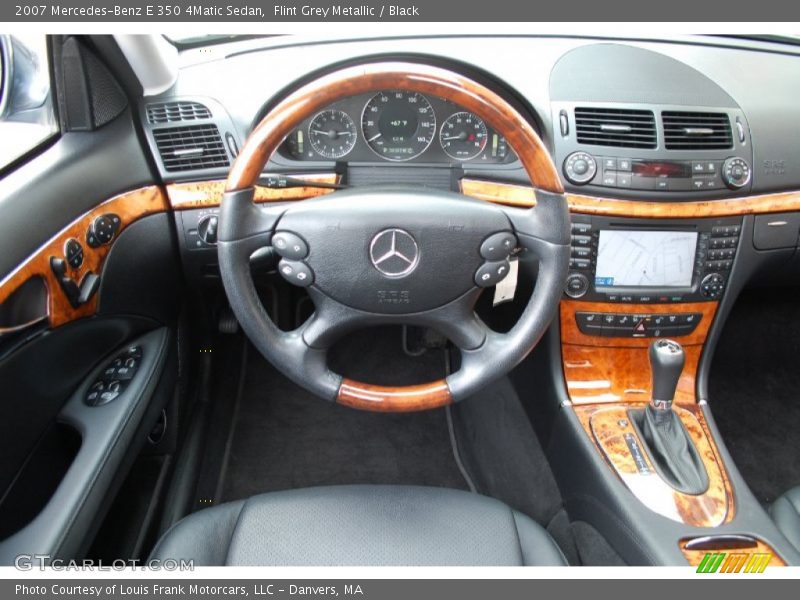 Flint Grey Metallic / Black 2007 Mercedes-Benz E 350 4Matic Sedan