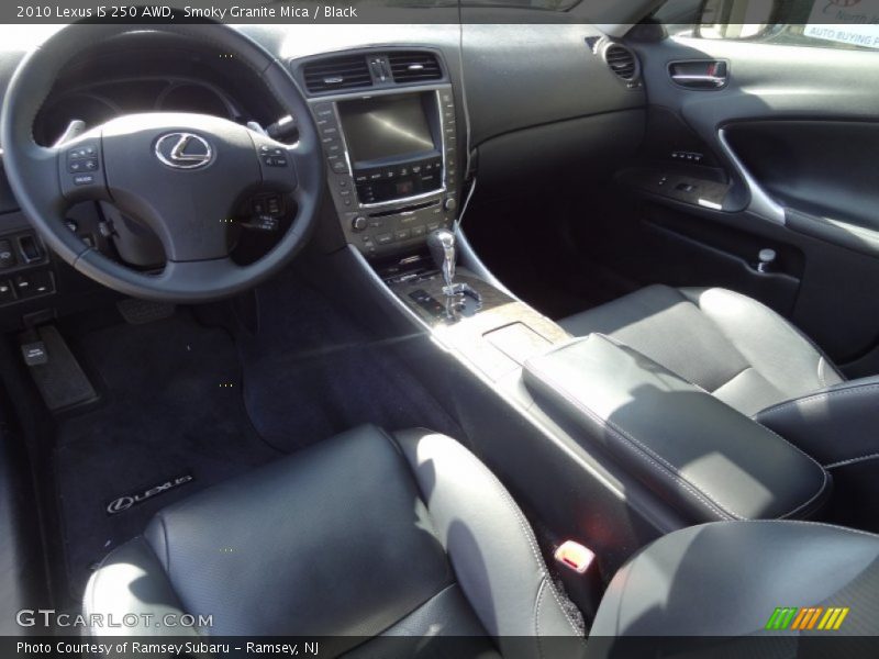 Smoky Granite Mica / Black 2010 Lexus IS 250 AWD