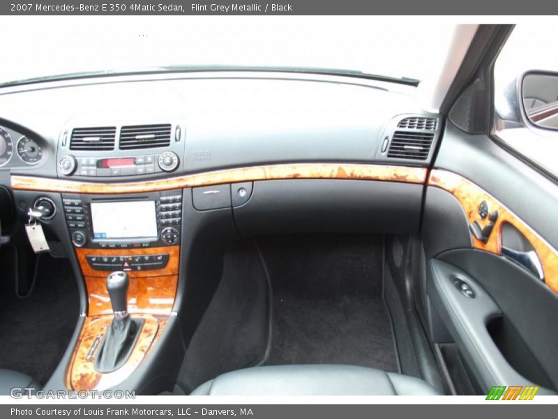 Flint Grey Metallic / Black 2007 Mercedes-Benz E 350 4Matic Sedan