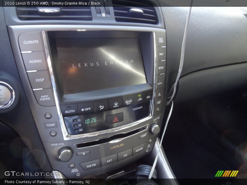 Smoky Granite Mica / Black 2010 Lexus IS 250 AWD