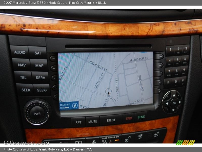Flint Grey Metallic / Black 2007 Mercedes-Benz E 350 4Matic Sedan