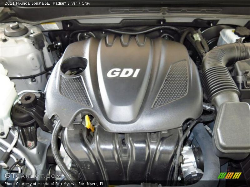 Radiant Silver / Gray 2011 Hyundai Sonata SE