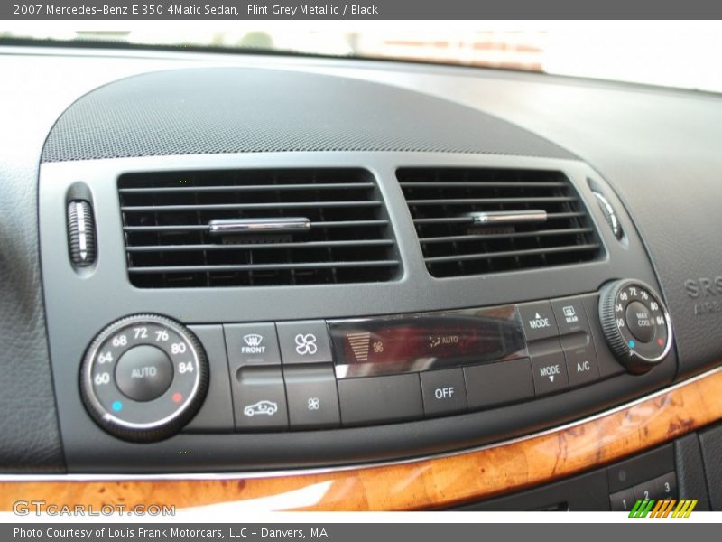 Flint Grey Metallic / Black 2007 Mercedes-Benz E 350 4Matic Sedan