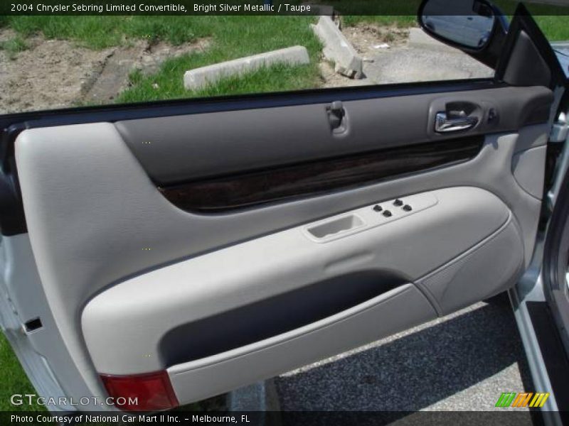 Bright Silver Metallic / Taupe 2004 Chrysler Sebring Limited Convertible