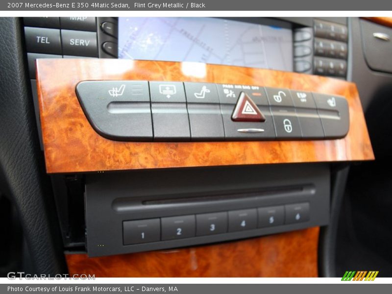 Flint Grey Metallic / Black 2007 Mercedes-Benz E 350 4Matic Sedan