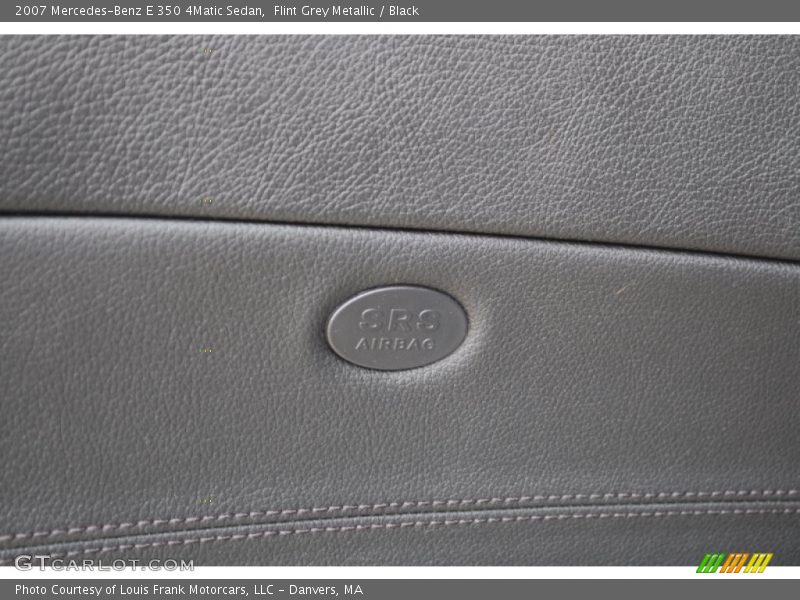 Flint Grey Metallic / Black 2007 Mercedes-Benz E 350 4Matic Sedan