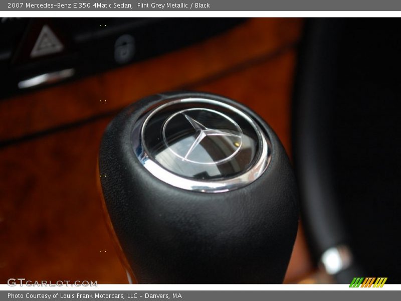 Flint Grey Metallic / Black 2007 Mercedes-Benz E 350 4Matic Sedan