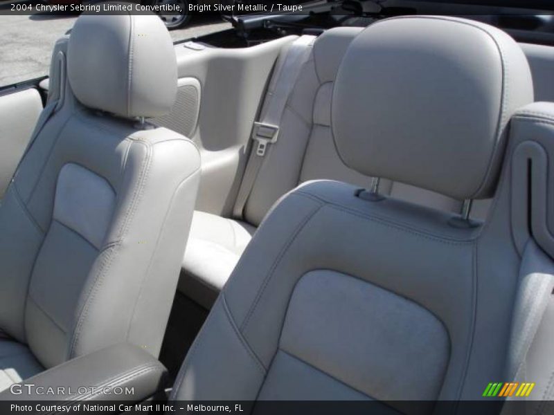 Bright Silver Metallic / Taupe 2004 Chrysler Sebring Limited Convertible