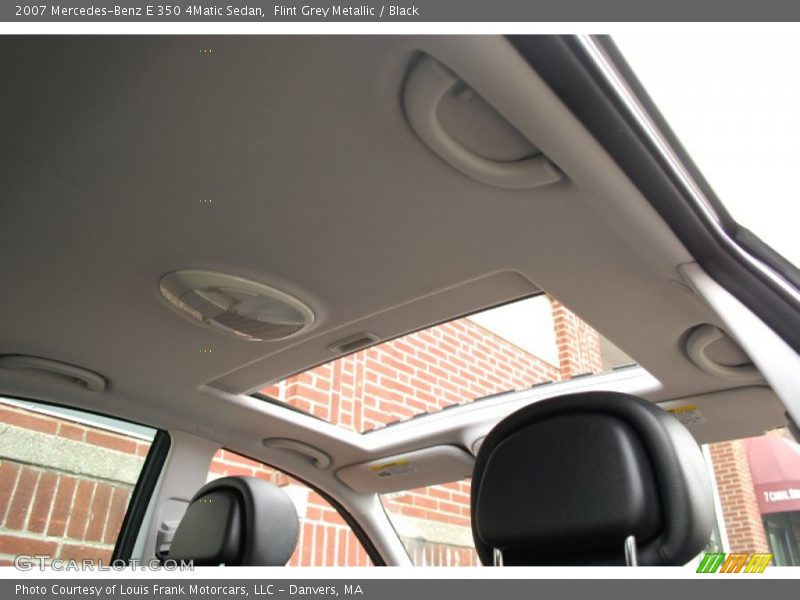 Flint Grey Metallic / Black 2007 Mercedes-Benz E 350 4Matic Sedan