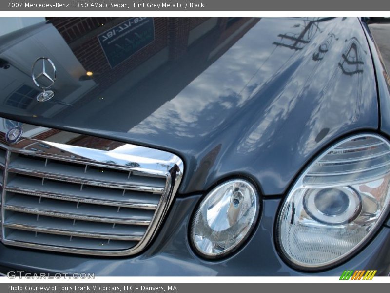 Flint Grey Metallic / Black 2007 Mercedes-Benz E 350 4Matic Sedan