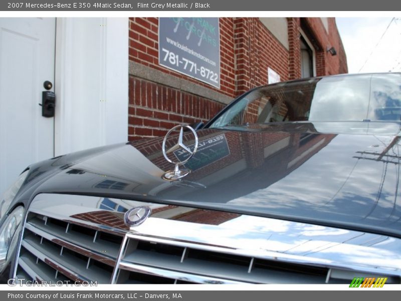 Flint Grey Metallic / Black 2007 Mercedes-Benz E 350 4Matic Sedan