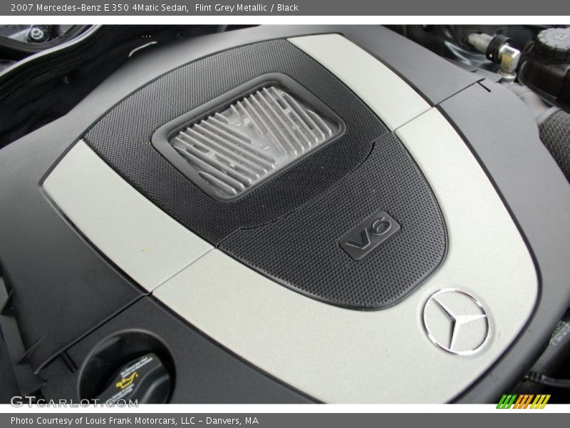 Flint Grey Metallic / Black 2007 Mercedes-Benz E 350 4Matic Sedan