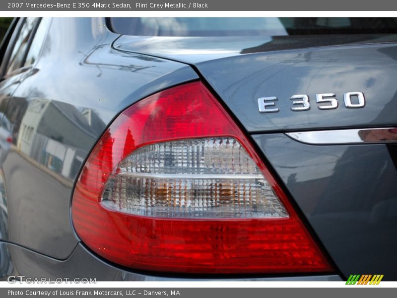 Flint Grey Metallic / Black 2007 Mercedes-Benz E 350 4Matic Sedan