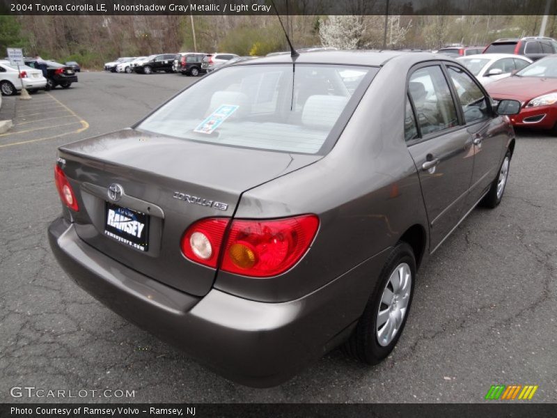 Moonshadow Gray Metallic / Light Gray 2004 Toyota Corolla LE