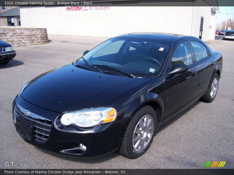 Brilliant Black / Black 2005 Chrysler Sebring Sedan