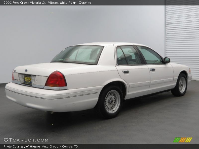 Vibrant White / Light Graphite 2001 Ford Crown Victoria LX
