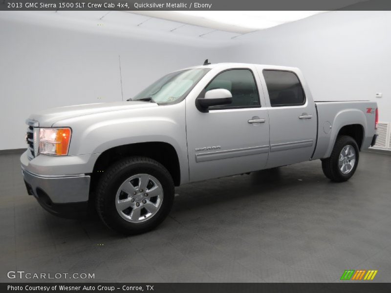 Quicksilver Metallic / Ebony 2013 GMC Sierra 1500 SLT Crew Cab 4x4