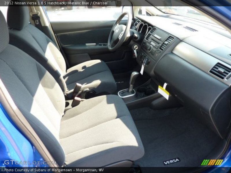 Metallic Blue / Charcoal 2012 Nissan Versa 1.8 S Hatchback