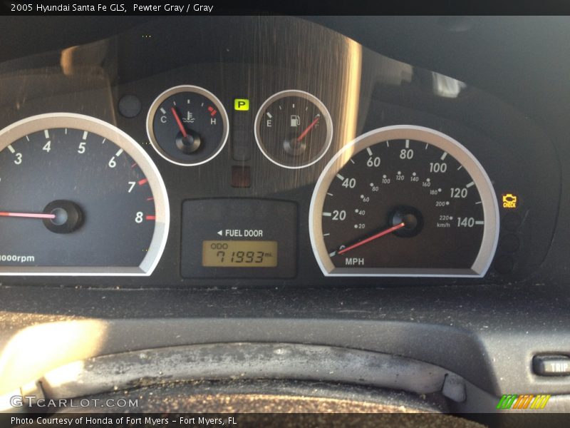 Pewter Gray / Gray 2005 Hyundai Santa Fe GLS