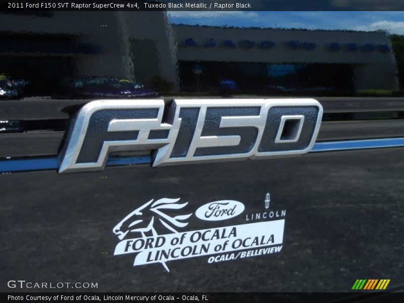 Tuxedo Black Metallic / Raptor Black 2011 Ford F150 SVT Raptor SuperCrew 4x4