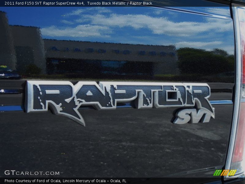 Tuxedo Black Metallic / Raptor Black 2011 Ford F150 SVT Raptor SuperCrew 4x4
