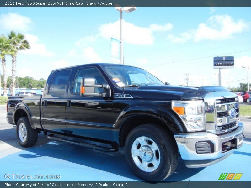 Black / Adobe 2012 Ford F350 Super Duty XLT Crew Cab