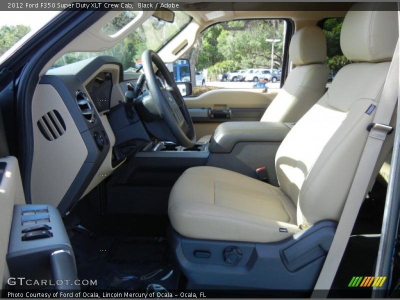 Black / Adobe 2012 Ford F350 Super Duty XLT Crew Cab