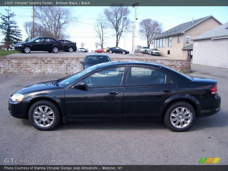 Brilliant Black / Black 2005 Chrysler Sebring Sedan