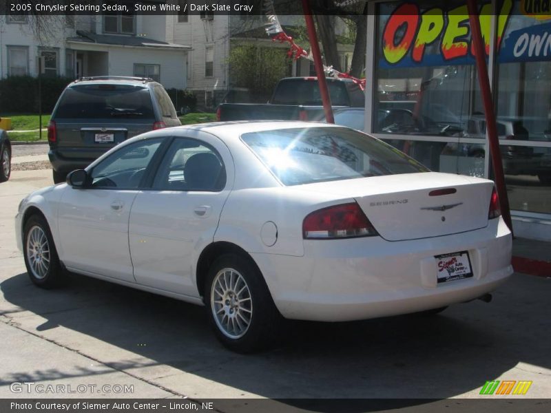 Stone White / Dark Slate Gray 2005 Chrysler Sebring Sedan