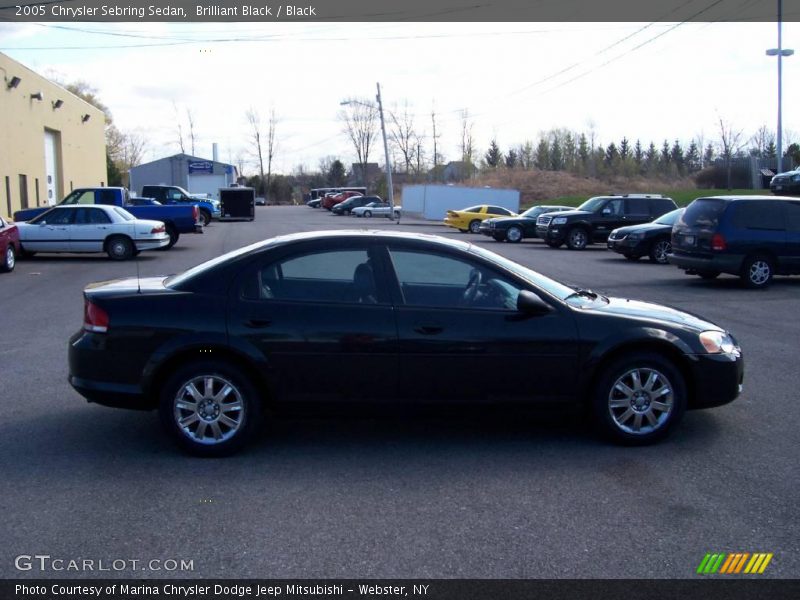 Brilliant Black / Black 2005 Chrysler Sebring Sedan