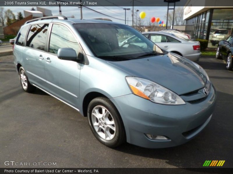 Blue Mirage Metallic / Taupe 2006 Toyota Sienna XLE