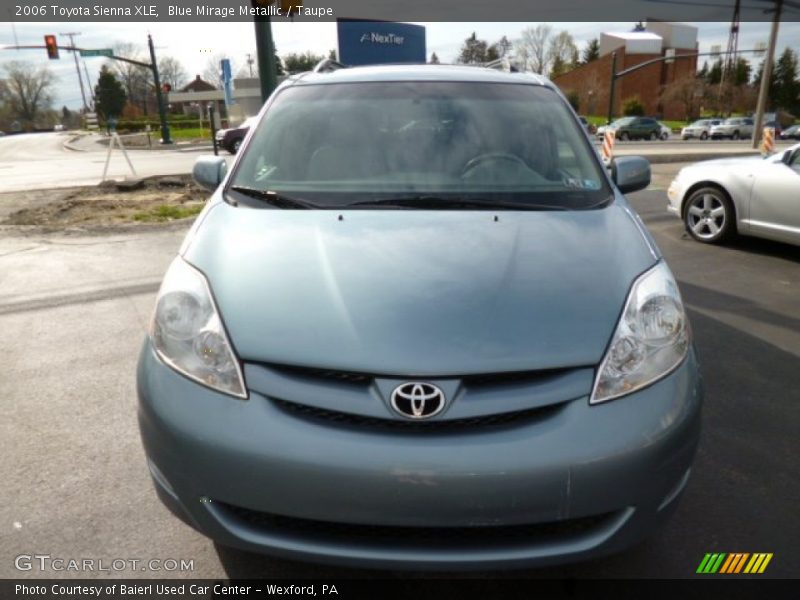 Blue Mirage Metallic / Taupe 2006 Toyota Sienna XLE