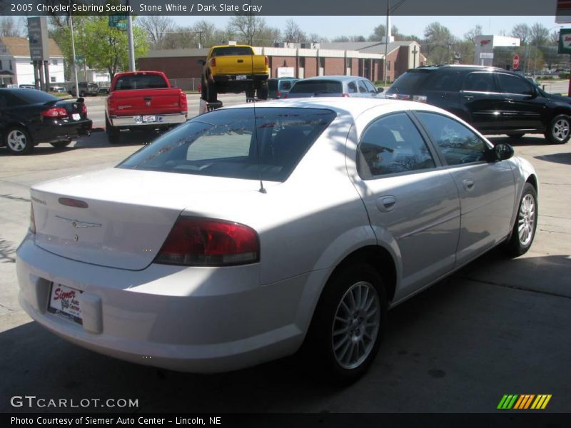 Stone White / Dark Slate Gray 2005 Chrysler Sebring Sedan