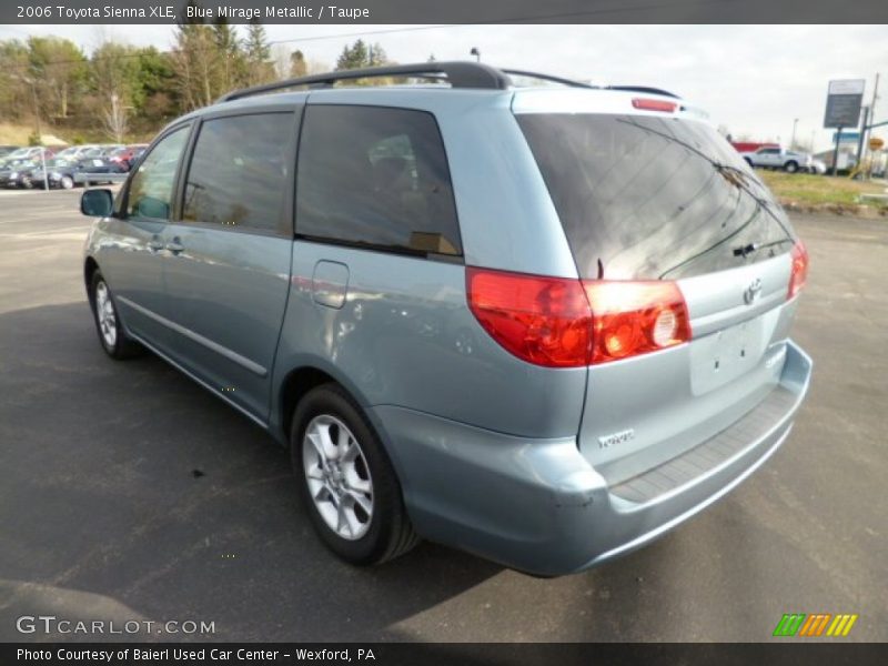 Blue Mirage Metallic / Taupe 2006 Toyota Sienna XLE