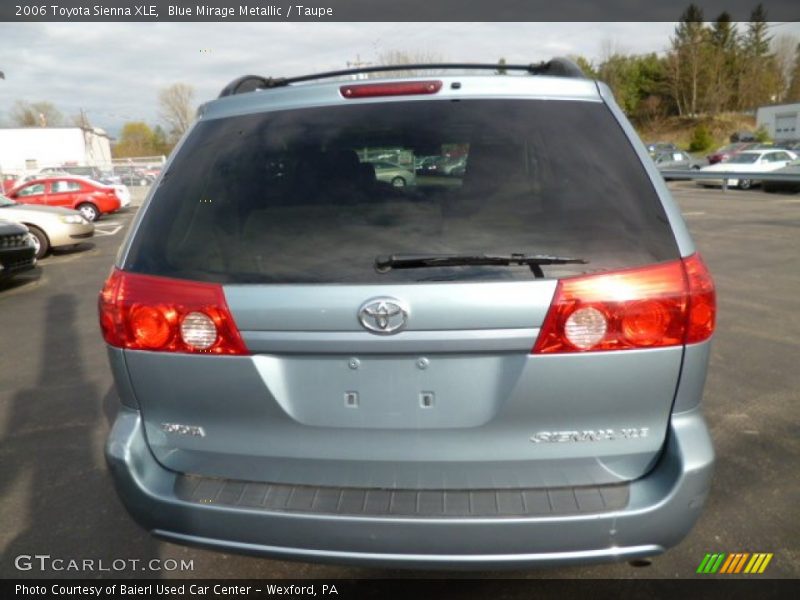 Blue Mirage Metallic / Taupe 2006 Toyota Sienna XLE