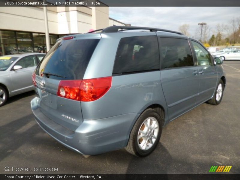 Blue Mirage Metallic / Taupe 2006 Toyota Sienna XLE