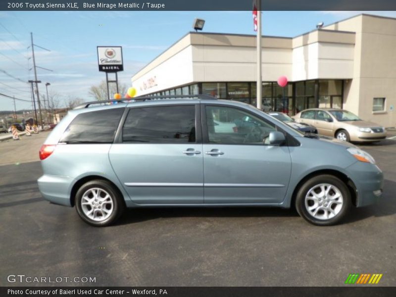 Blue Mirage Metallic / Taupe 2006 Toyota Sienna XLE