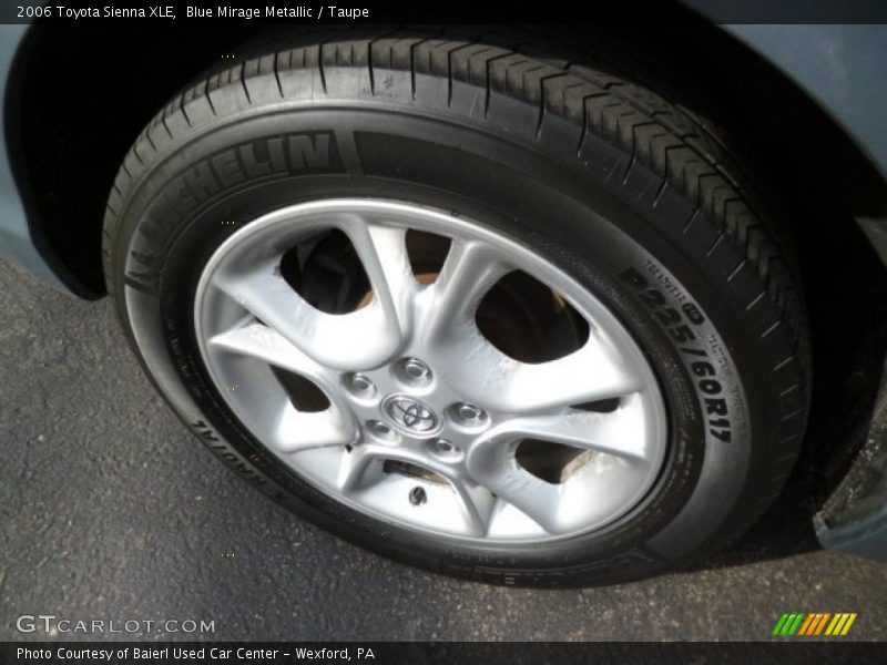 Blue Mirage Metallic / Taupe 2006 Toyota Sienna XLE