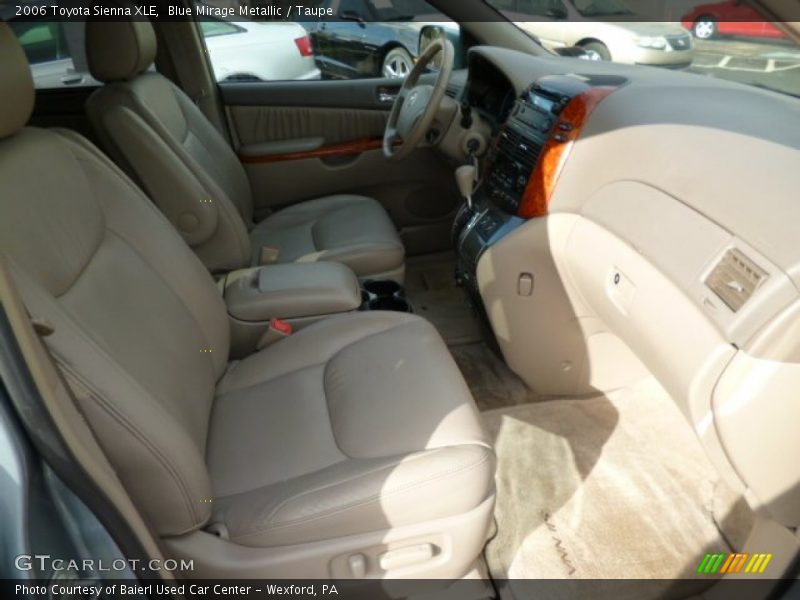 Blue Mirage Metallic / Taupe 2006 Toyota Sienna XLE