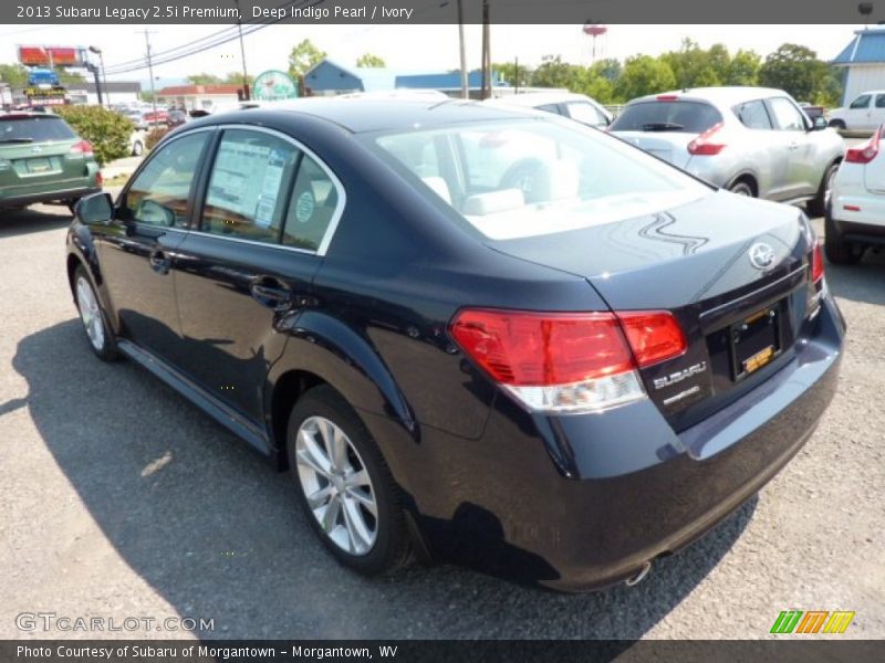 Deep Indigo Pearl / Ivory 2013 Subaru Legacy 2.5i Premium