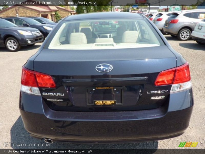 Deep Indigo Pearl / Ivory 2013 Subaru Legacy 2.5i Premium