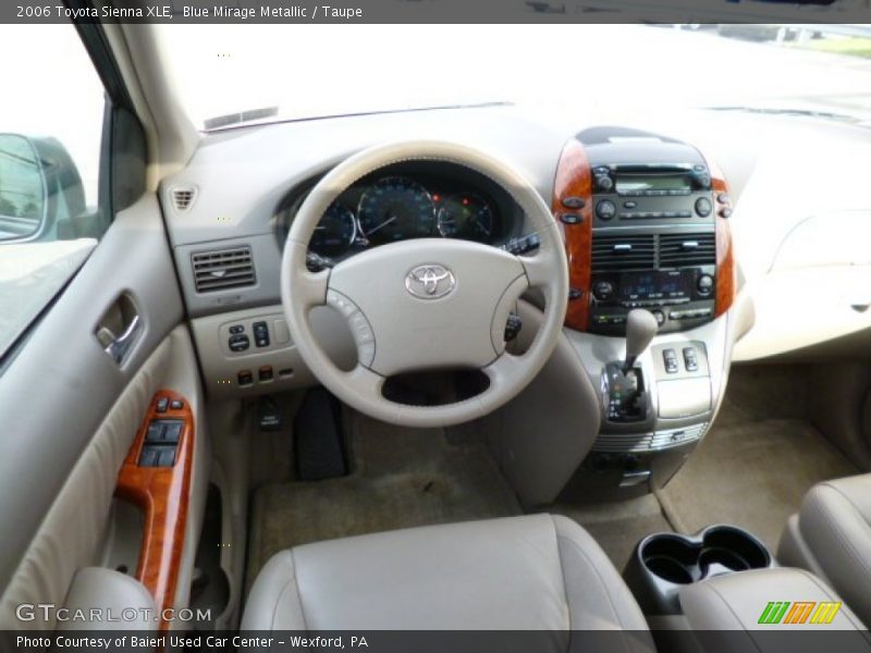 Blue Mirage Metallic / Taupe 2006 Toyota Sienna XLE