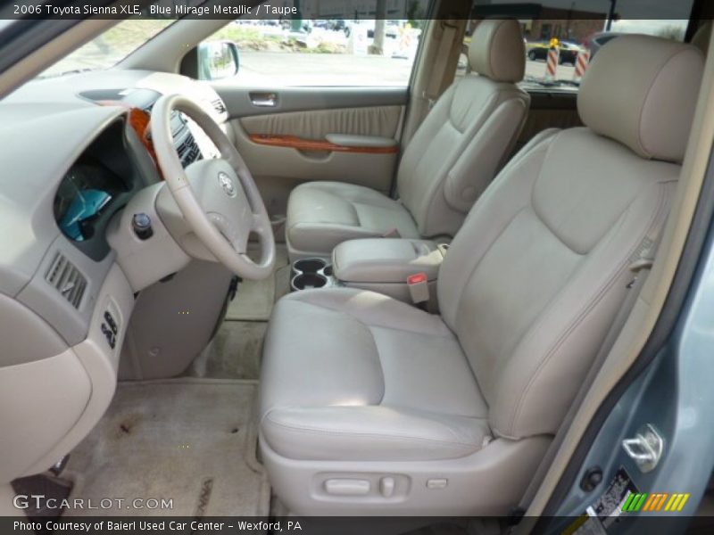 Blue Mirage Metallic / Taupe 2006 Toyota Sienna XLE