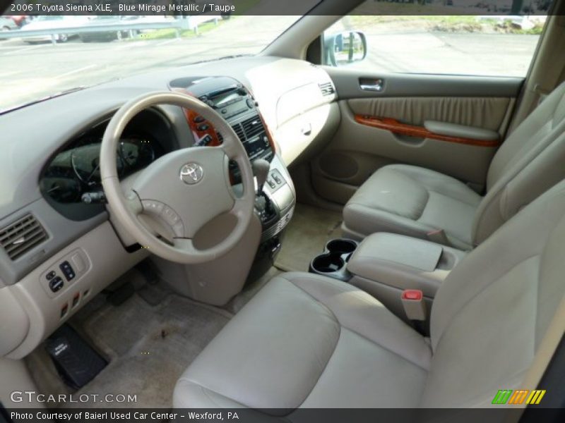 Blue Mirage Metallic / Taupe 2006 Toyota Sienna XLE